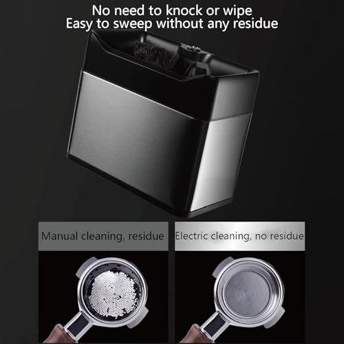 Automatic Electric Portafilter Cleaner & Espresso Knock Box