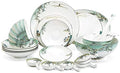 32-Piece West Lake Pattern Porcelain Dinnerware Set