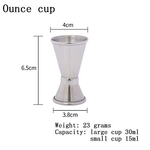 9-Piece Stainless Steel Cocktail Shaker Set with Stand