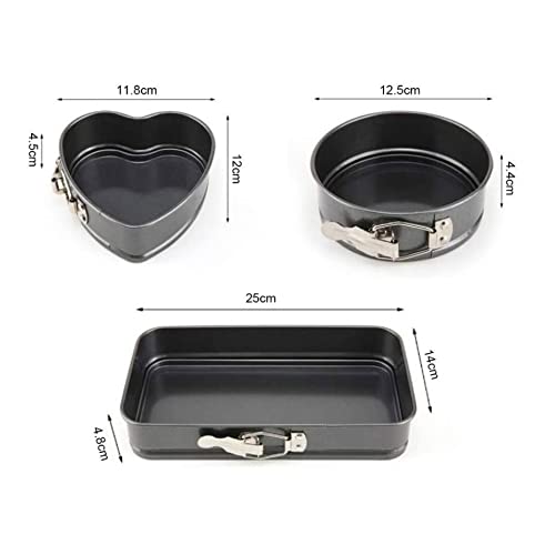 Detachable Steel Springform Cake Pan with Removable Bottom