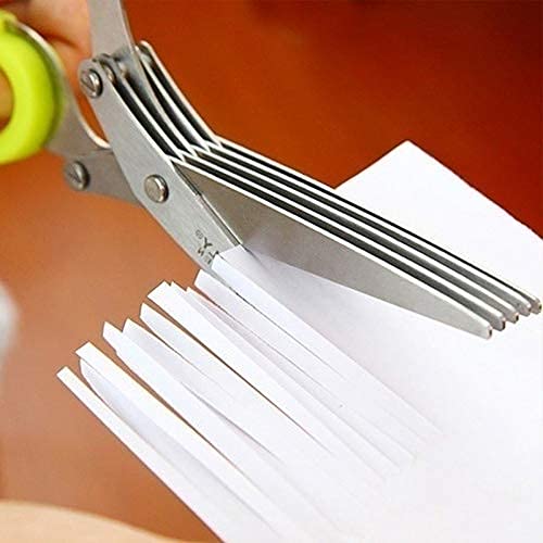 Multi-Layer Stainless Steel Herb & Scallion Kitchen Shears