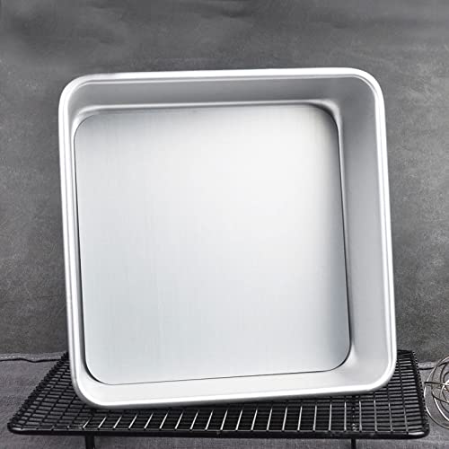 8/10-Inch Non-Stick Square Cake Pan with Removable Bottom