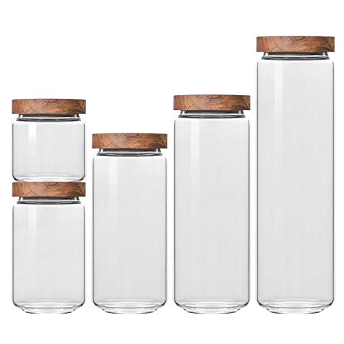 Sealed Glass Food Storage Jar with Lid for Nuts & Spices