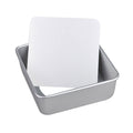 8/10-Inch Non-Stick Square Cake Pan with Removable Bottom