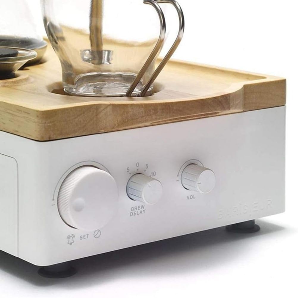 Programmable Drip Coffee Maker with Alarm Clock & Delay Brew