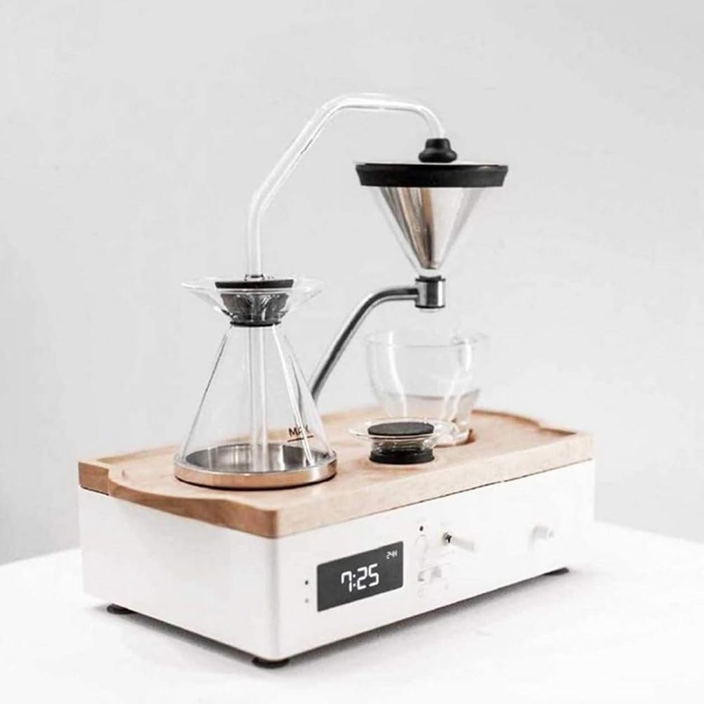 Programmable Drip Coffee Maker with Alarm Clock & Delay Brew