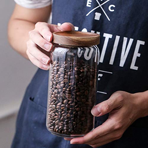 Sealed Glass Food Storage Jar with Lid for Nuts & Spices