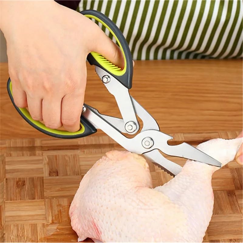 Multifunctional Stainless Steel Kitchen Scissors