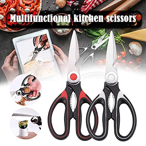 Multifunctional Stainless Steel Kitchen Shears for Fish & Chicken