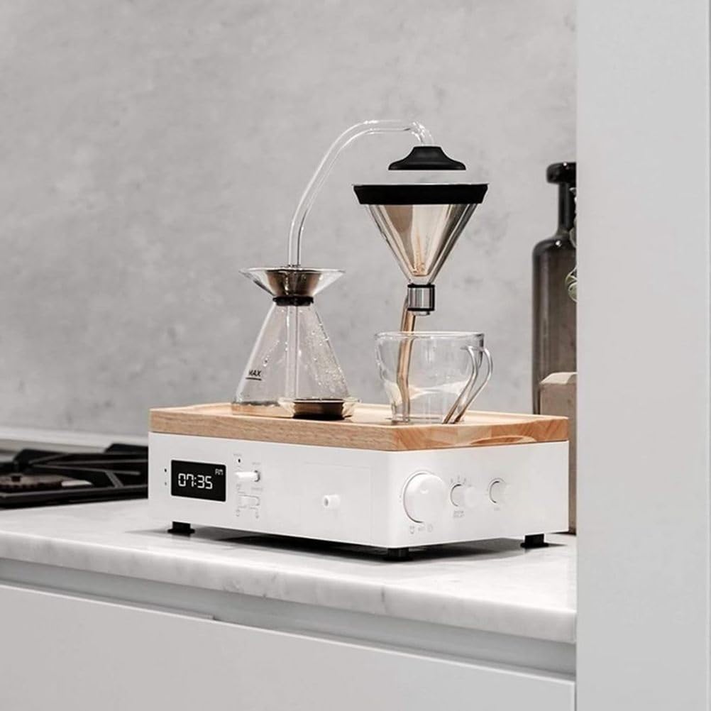 Programmable Drip Coffee Maker with Alarm Clock & Delay Brew
