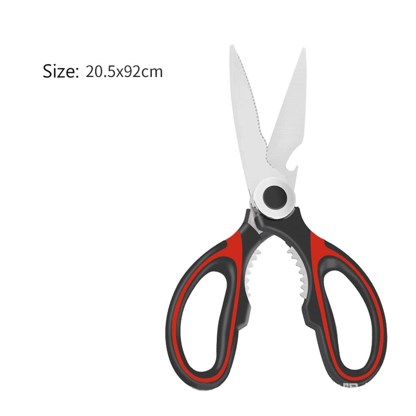 Heavy-Duty Stainless Steel Kitchen Shears with Bottle Opener