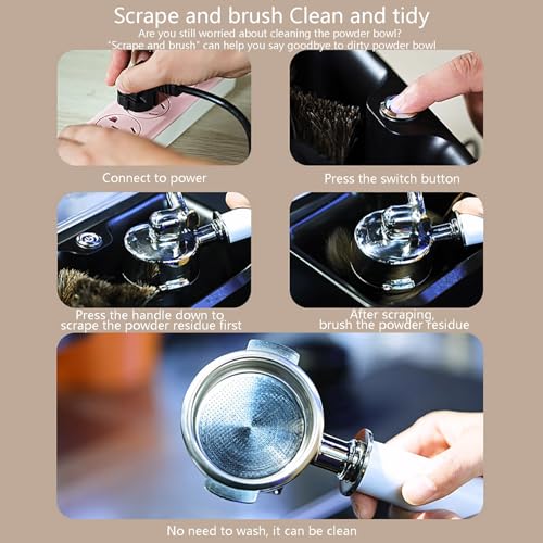 Automatic Electric Portafilter Cleaner & Espresso Knock Box