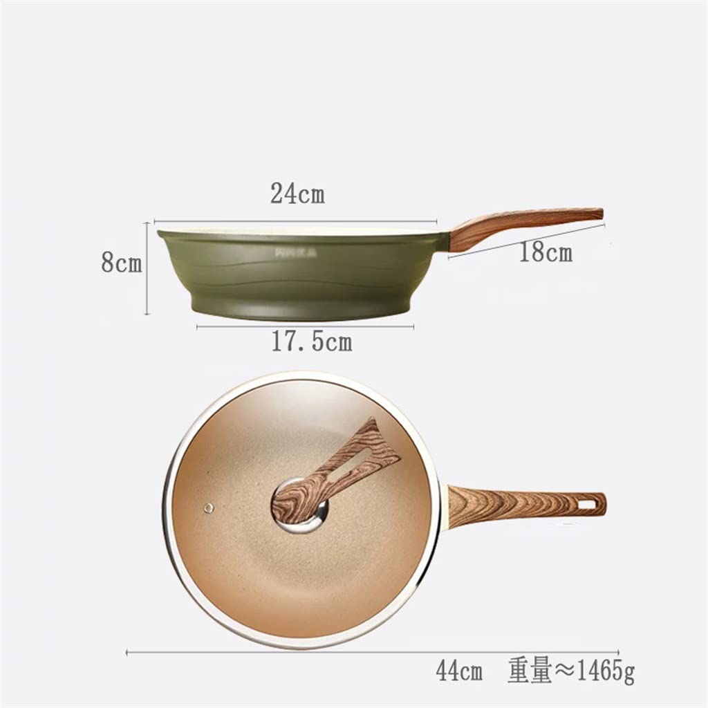 Non-Stick Wok with Lid for Induction & Gas Stoves