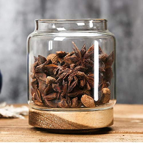 Sealed Glass Food Storage Jar with Lid for Nuts & Spices
