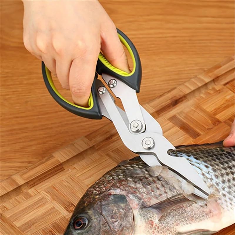 Multifunctional Stainless Steel Kitchen Scissors