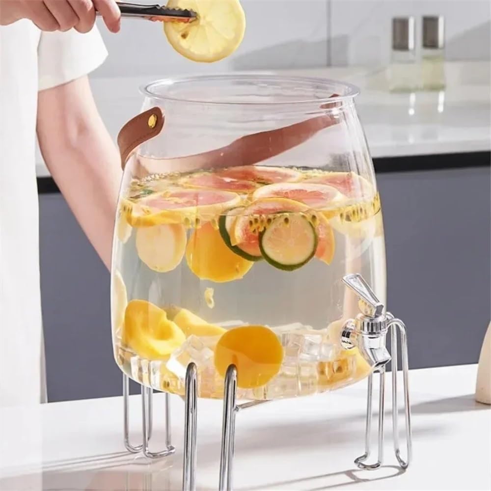 Large Capacity Water Pitcher with Lid for Hot & Cold Drinks
