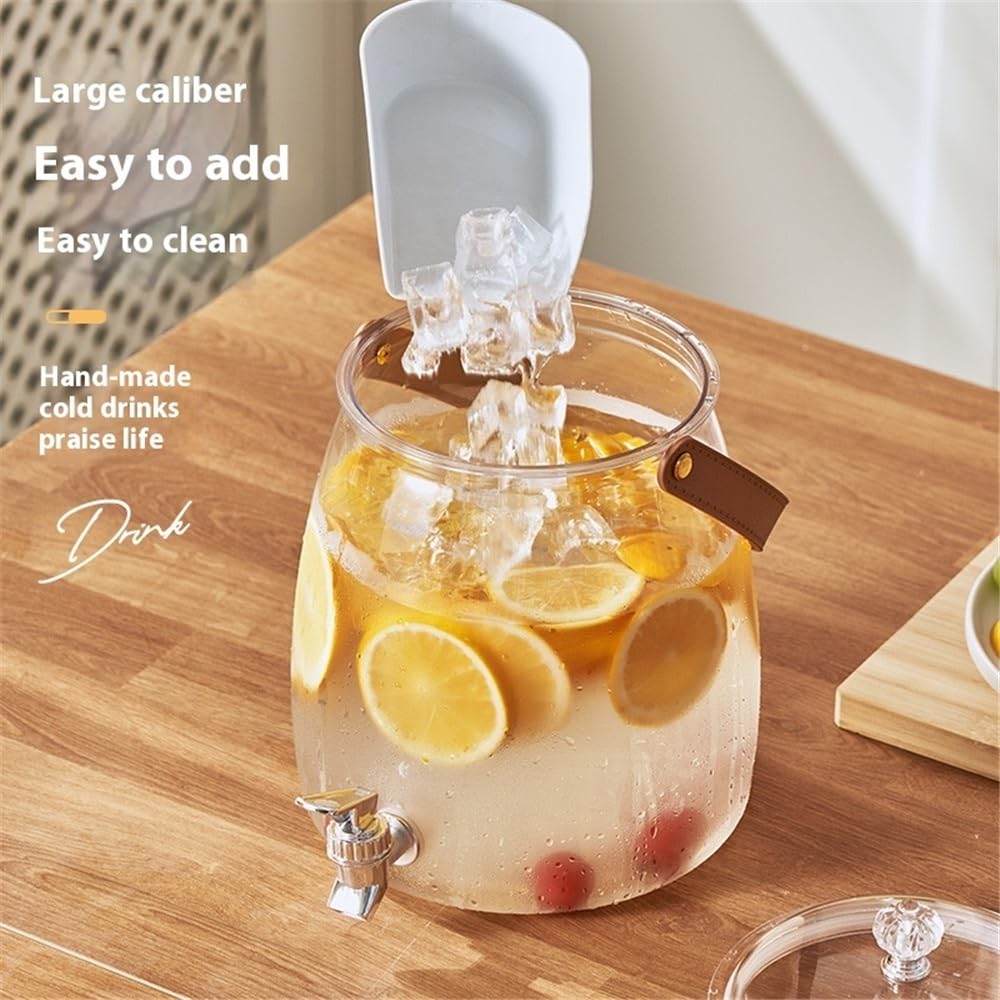 Large Capacity Water Pitcher with Lid for Hot & Cold Drinks