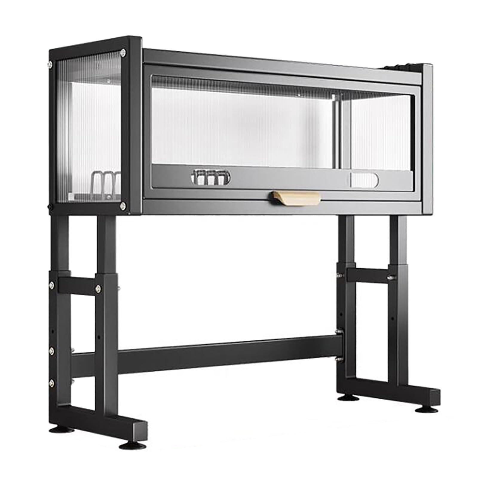 Adjustable 3-Tier Stainless Steel Over-the-Sink Dish Drying Rack