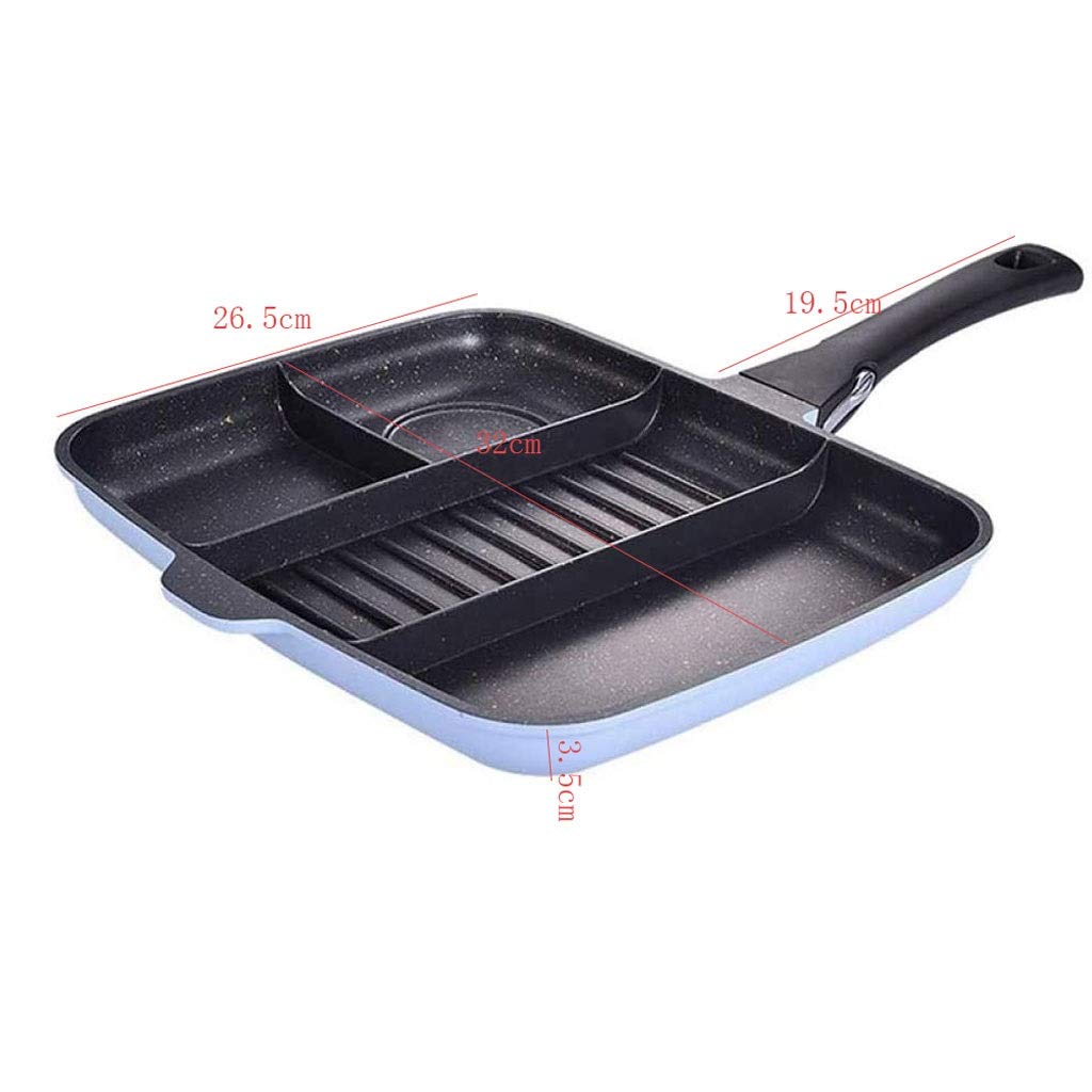 Stainless Steel Non-Stick Breakfast Frying Pan & Baking Tray