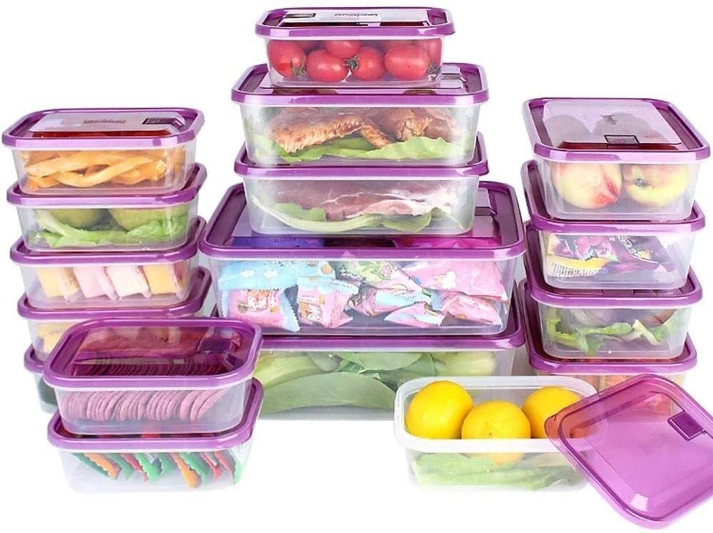 17-Piece Food Storage Container Set with Venting Lids