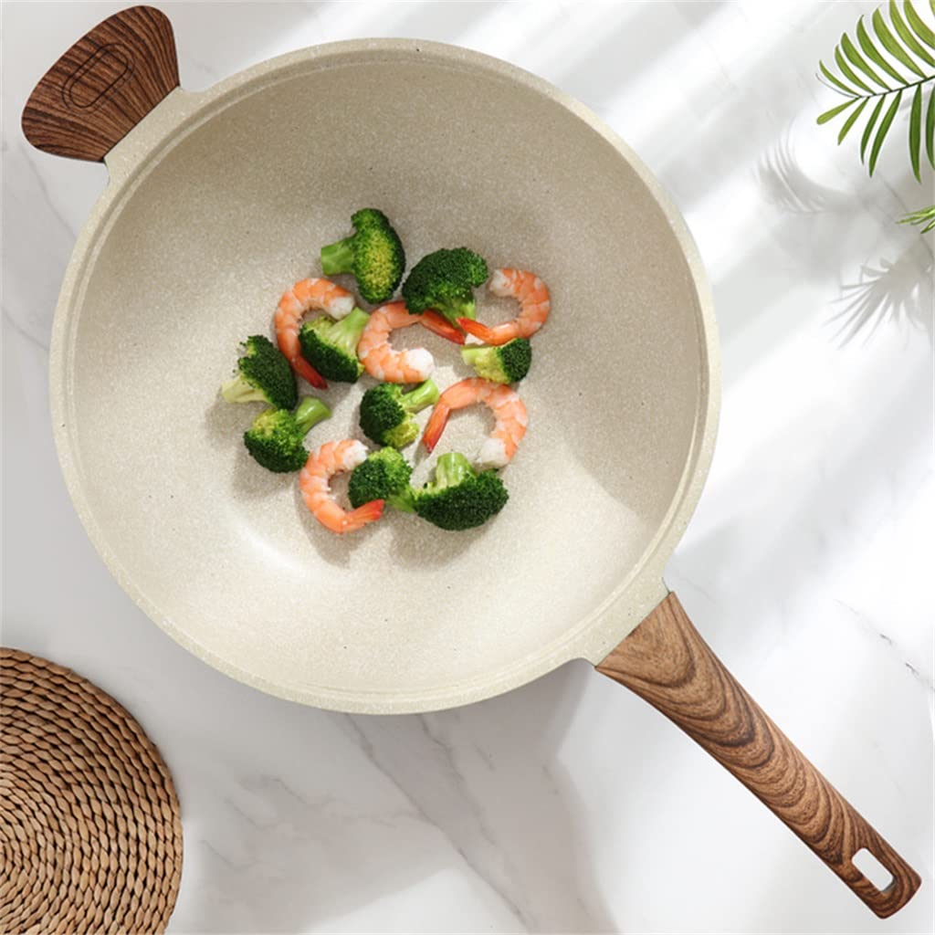 Non-Stick Wok with Lid for Induction & Gas Stoves