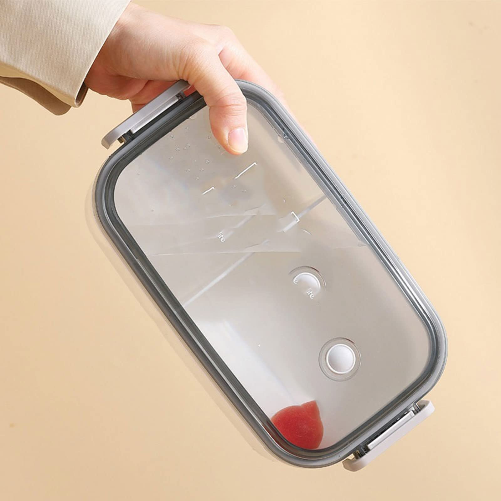 Leak-Proof Microwavable Bento Lunch Box for Work – Blue
