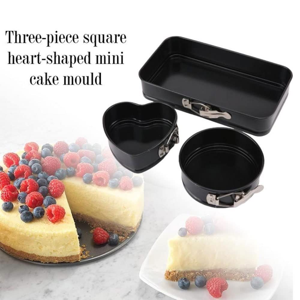 Detachable Steel Springform Cake Pan with Removable Bottom
