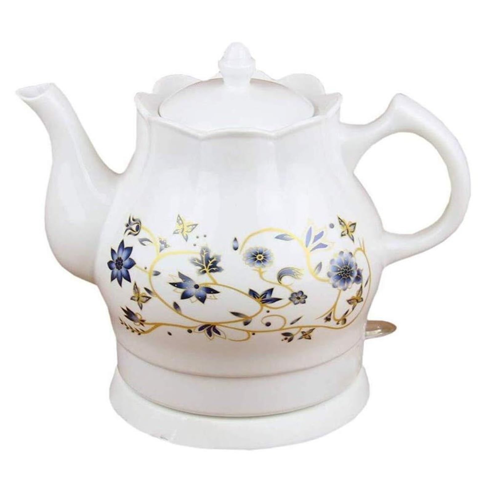 1.8L Electric Ceramic Tea Kettle with Automatic Shut-Off & Boil Protection