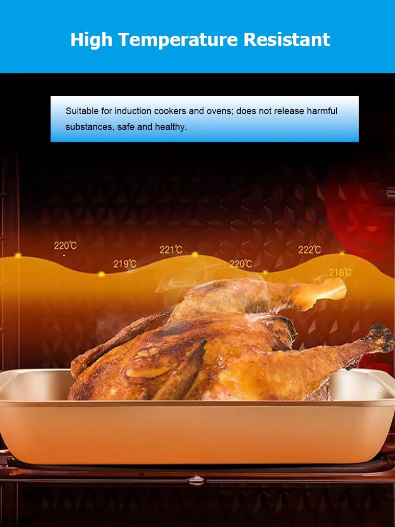 6-Piece Stainless Steel Baking Sheet Set – Dishwasher Safe