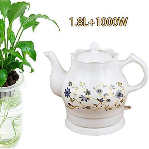 1.8L Electric Ceramic Tea Kettle with Automatic Shut-Off & Boil Protection