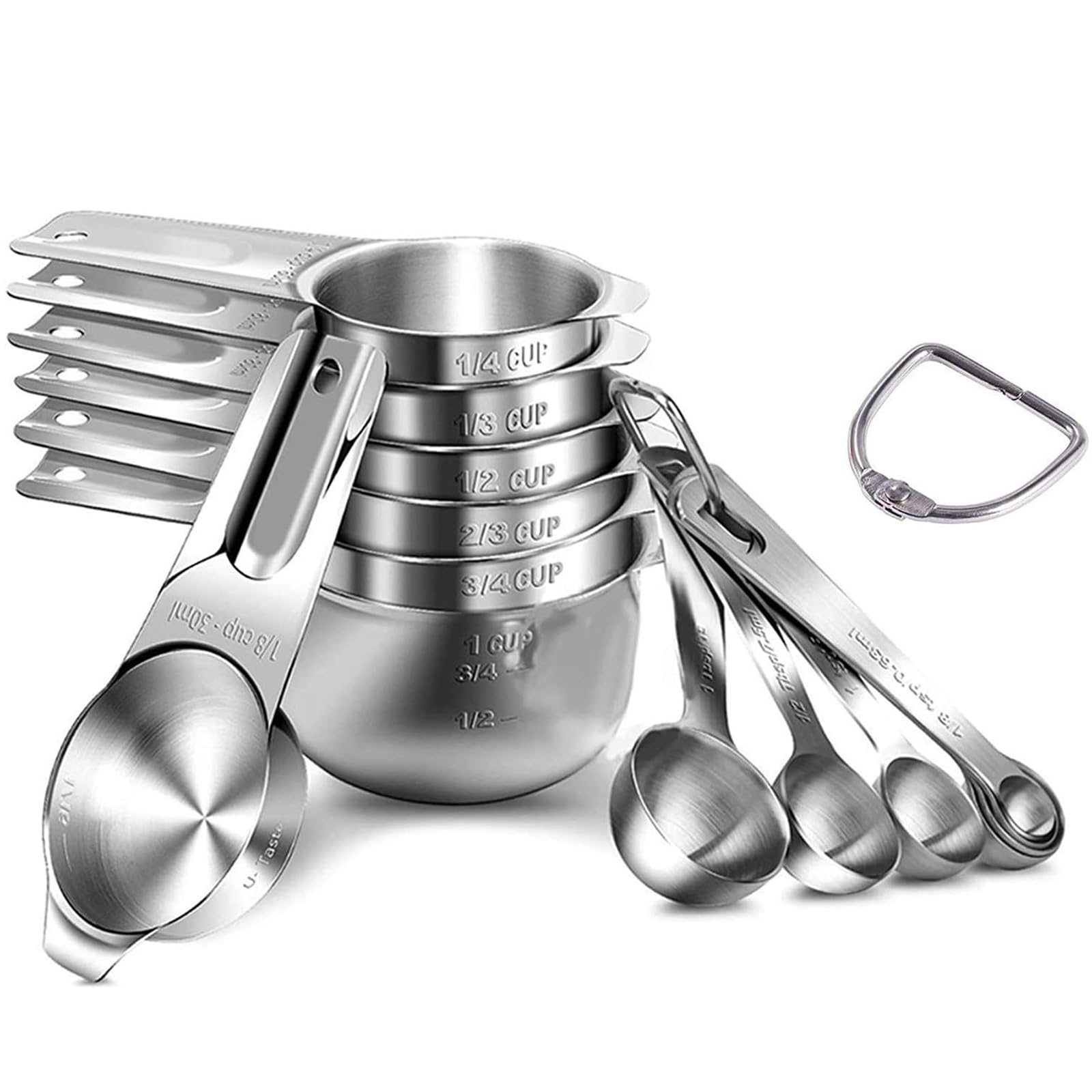 Stainless Steel Measuring Spoon Set for Accurate Portioning