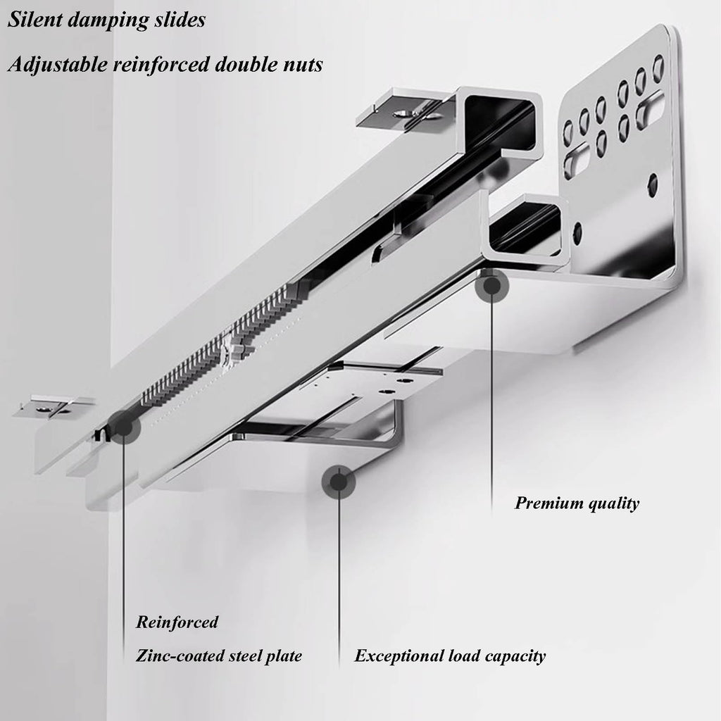 3-Tier Pull-Out Pantry & Under-Sink Organizer with Movable Dividers