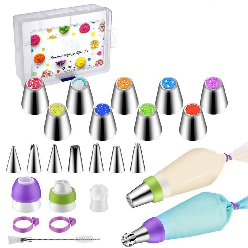 34-Piece Rotating Cake Decorating Turntable & Baking Tool Set
