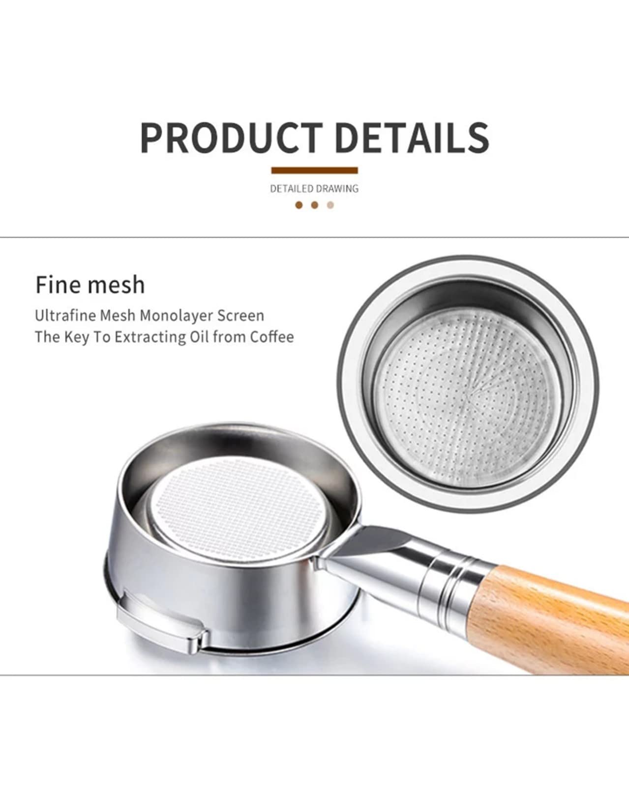 58mm Bottomless Portafilter for Breville Espresso Machines