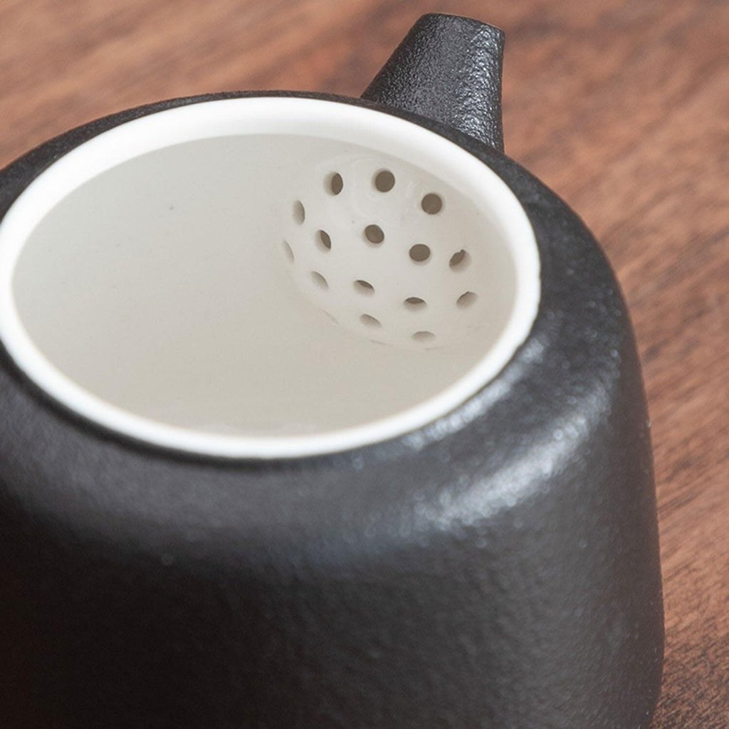 Ceramic Kung Fu Tea Set with Teapot, 6 Cups & Tea Tray