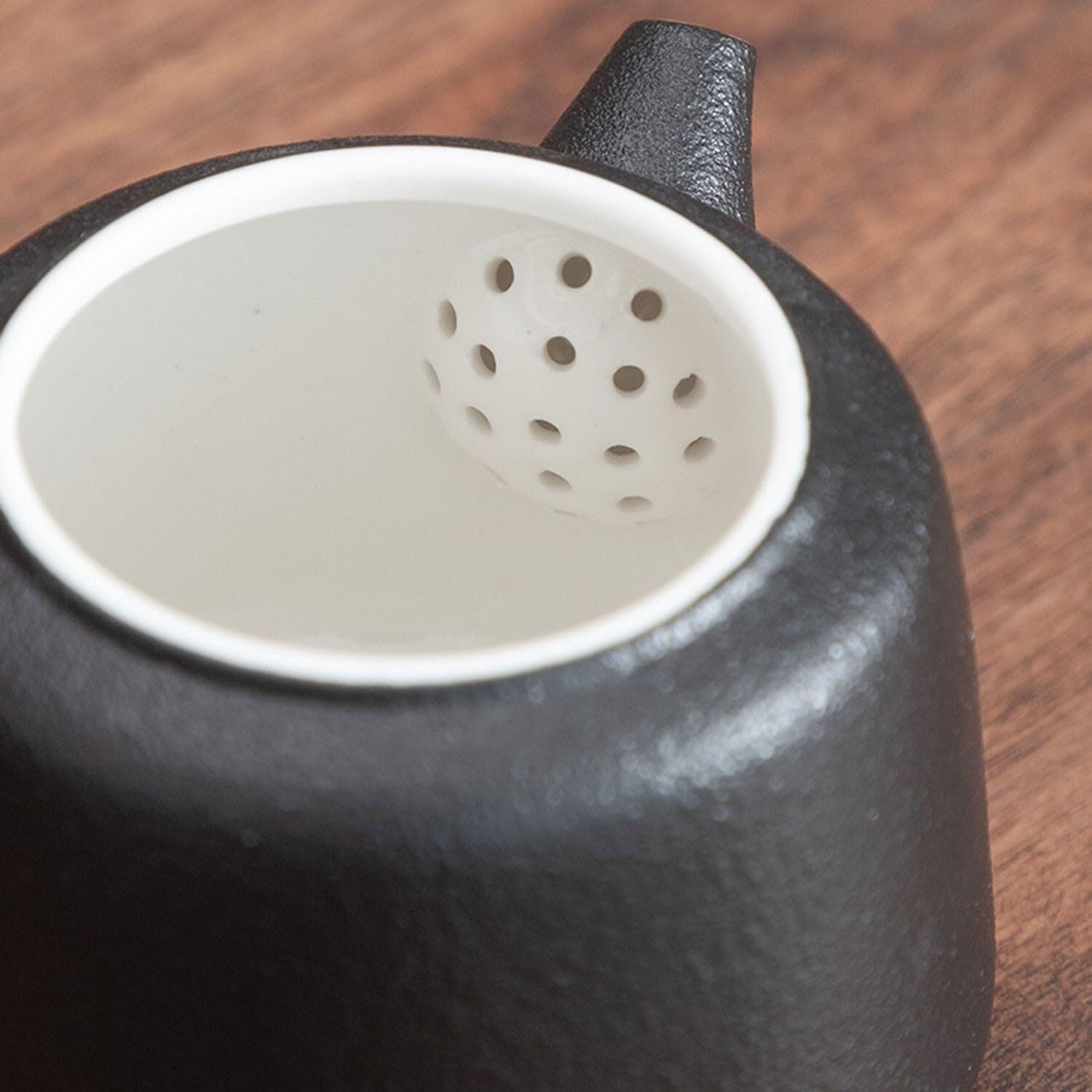 Ceramic Kung Fu Tea Set with Teapot, 6 Cups & Tea Tray