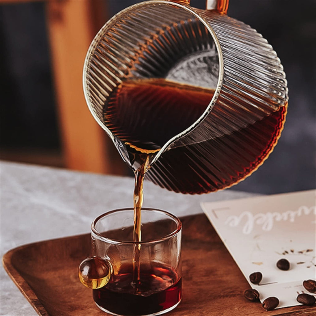 Heat-Resistant Glass Coffee Carafe & Pour-Over Filter Set
