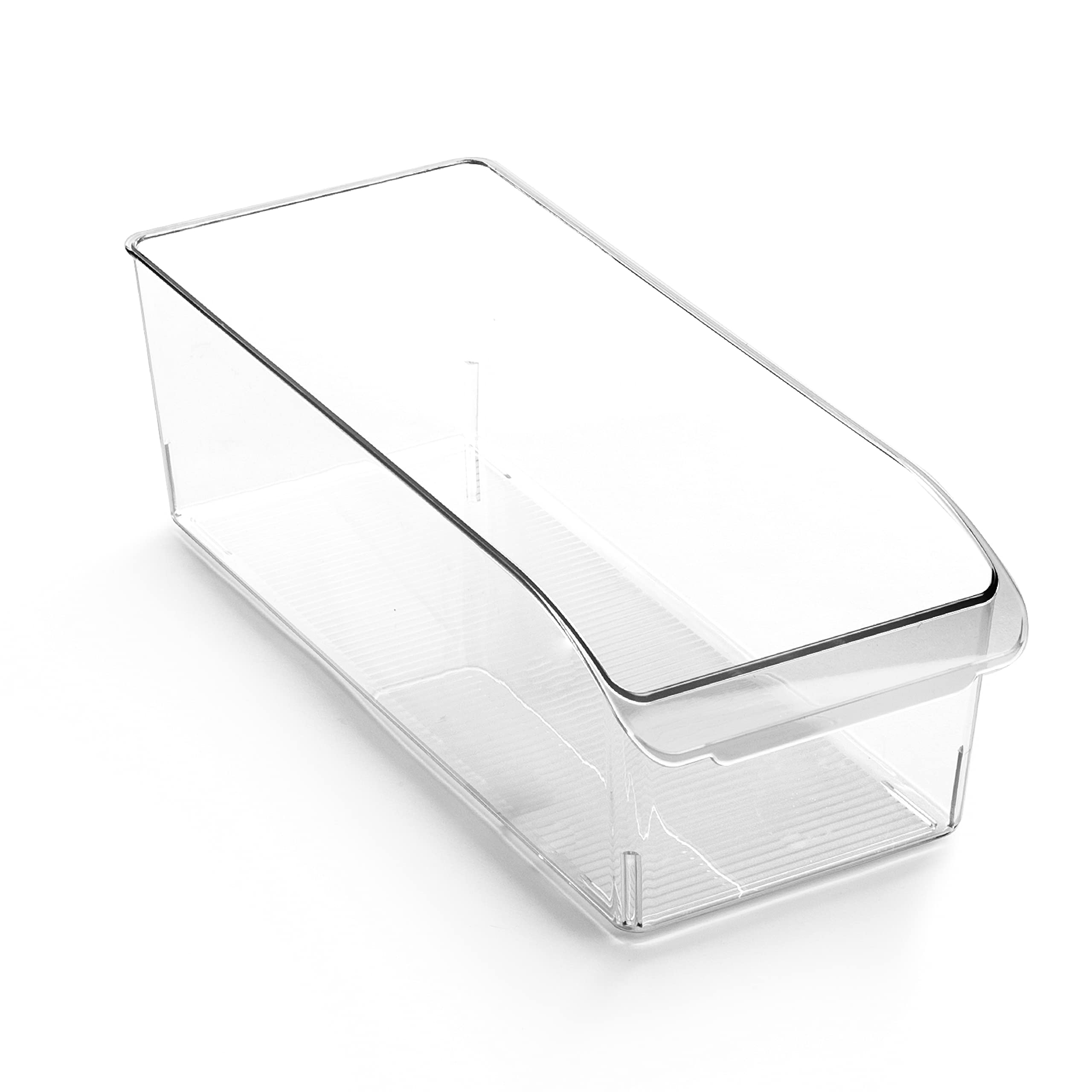 BPA-Free Multi-Use Storage Bins with Built-In Handles for Pantry, Fridge & Freezer