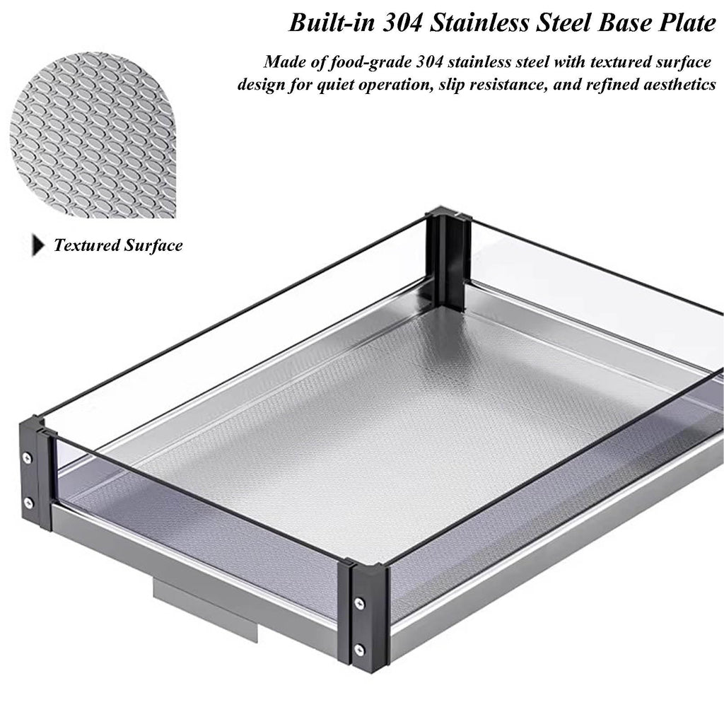 3-Piece Soft-Close Pull-Out Cabinet Organizer