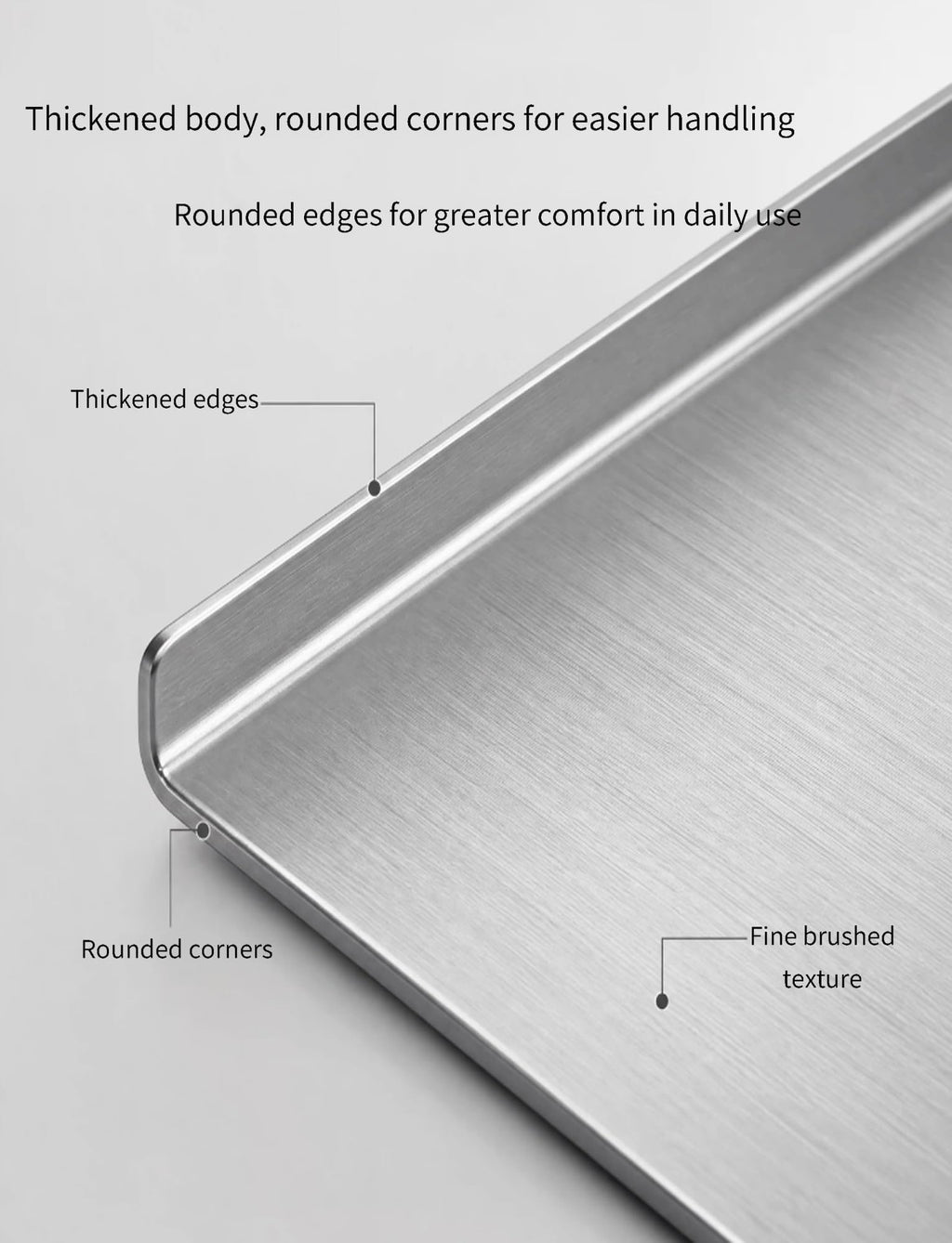 Stainless Steel Countertop Cutting Board & Kitchen Prep Mat