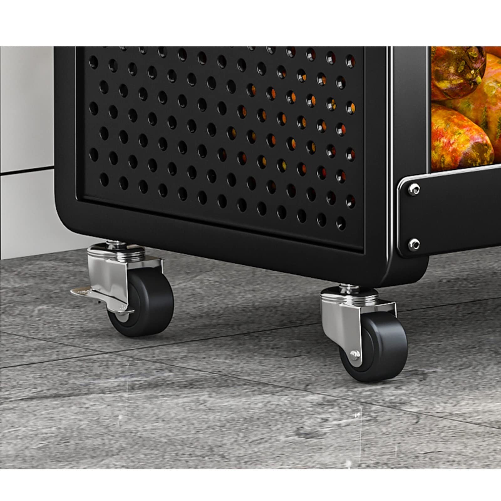 Multi-Layer Kitchen Storage Cart for Spices, Produce & Tableware