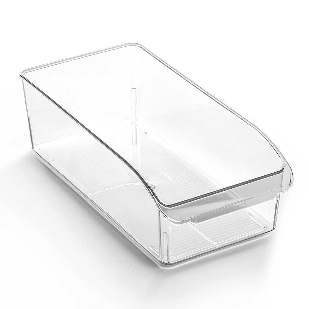 BPA-Free Multi-Use Storage Bins with Built-In Handles for Pantry, Fridge & Freezer