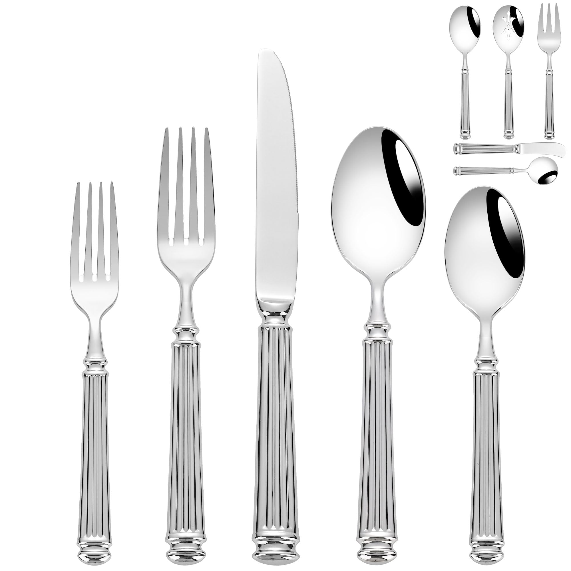 Marble Pillar 18/10 Stainless Steel flatware set
