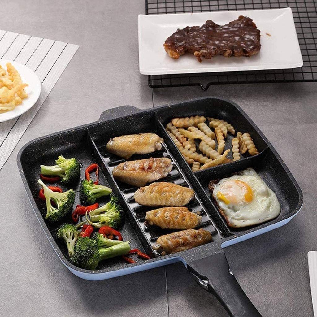 Stainless Steel Non-Stick Breakfast Frying Pan & Baking Tray