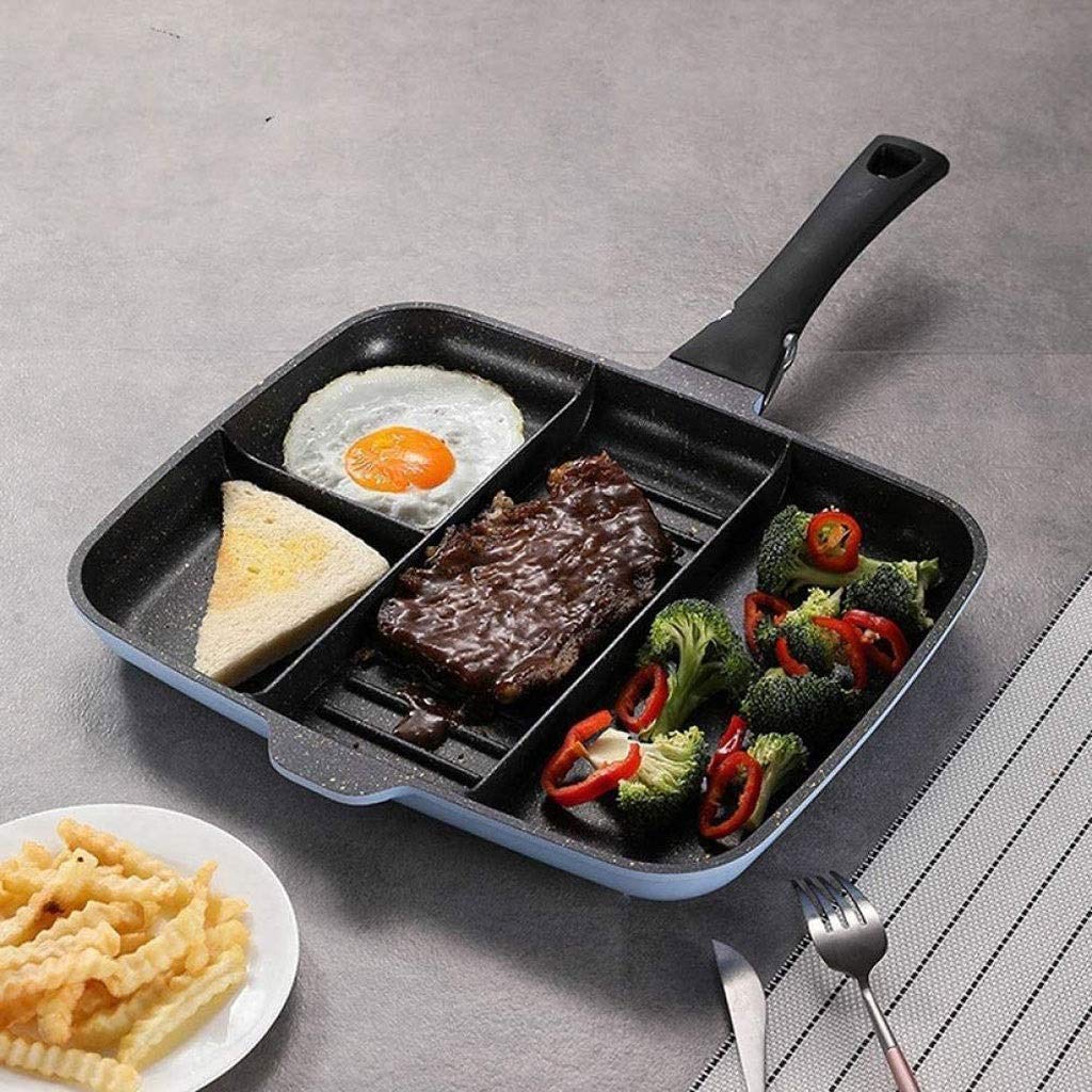 Stainless Steel Non-Stick Breakfast Frying Pan & Baking Tray