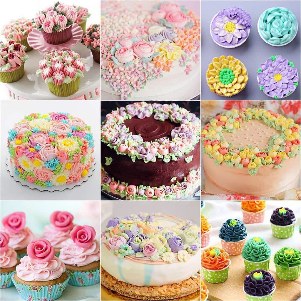 34-Piece Rotating Cake Decorating Turntable & Baking Tool Set