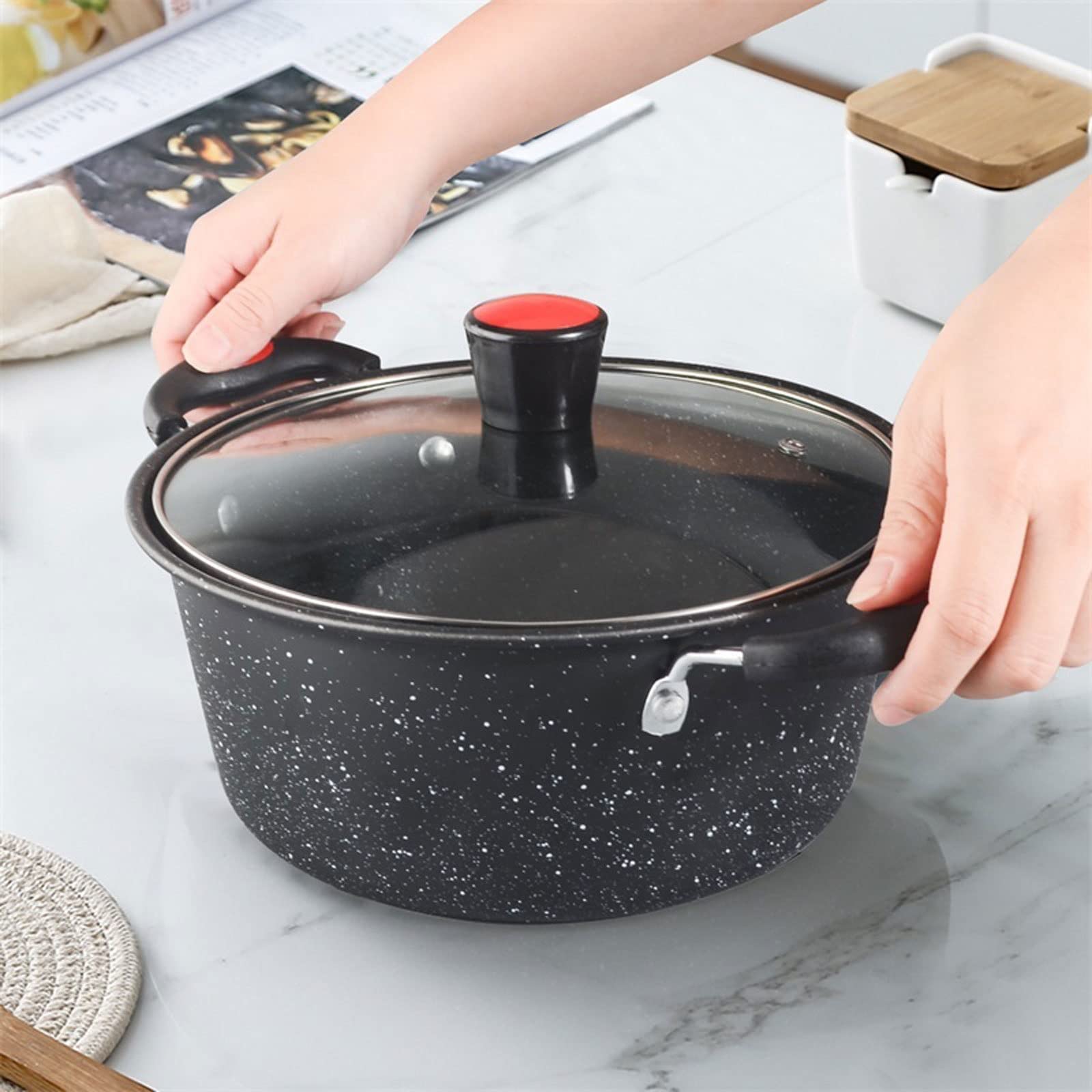 Non-Stick Stockpot for Gas & Induction Cooking