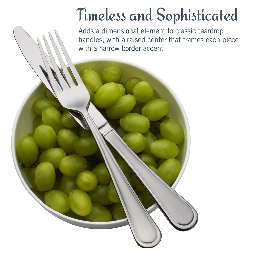 65-Piece 18/10 Stainless Steel Flatware Set for 12