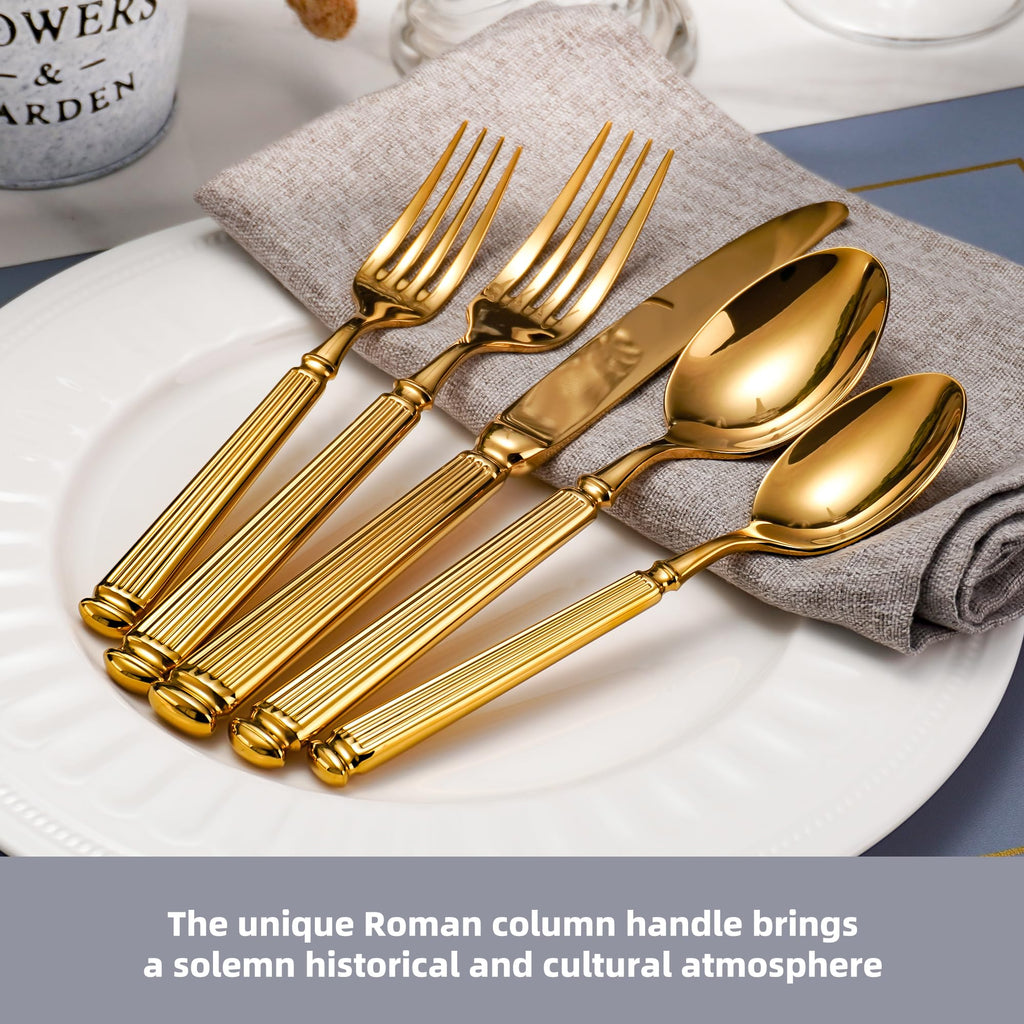 Marble Pillar 18/10 Stainless Steel flatware set