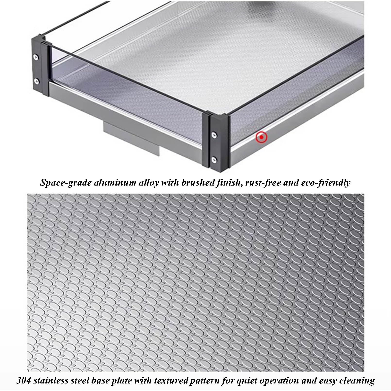 3-Piece Soft-Close Pull-Out Cabinet Organizer